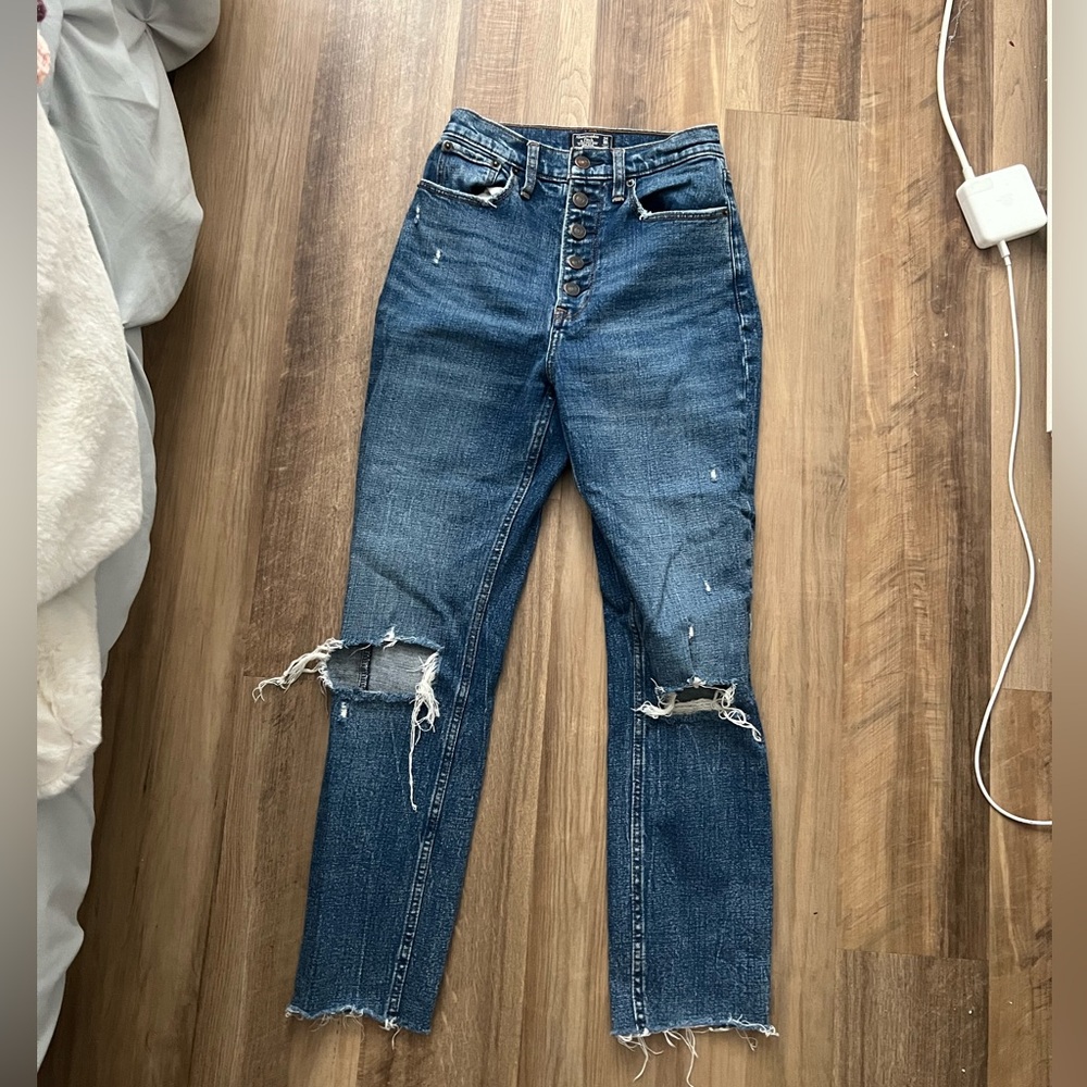 Abercrombie and fitch jeans-ultra high rise mom jean regular length